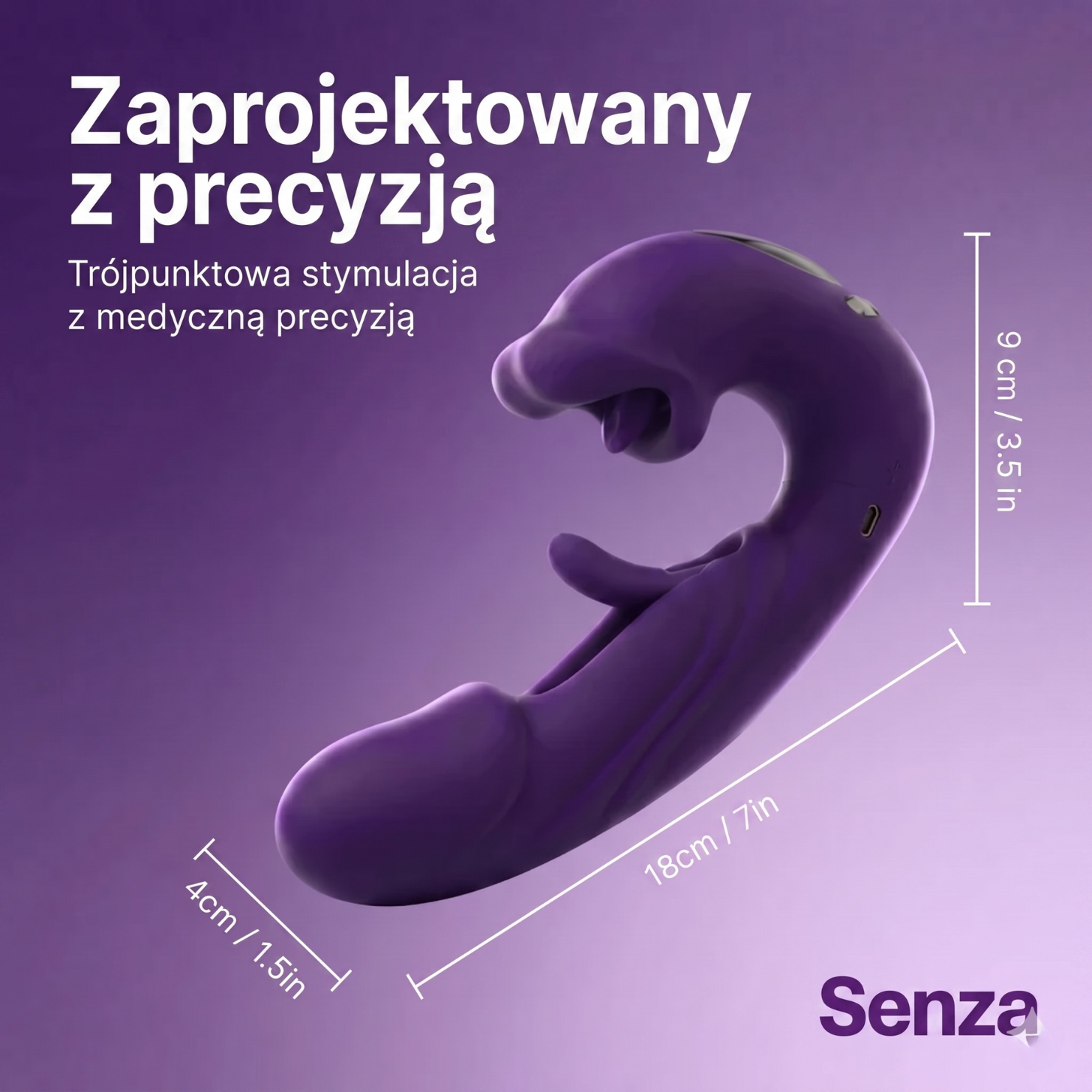 Senza™ 4-w-1 Aktywator Mięśni Krocza