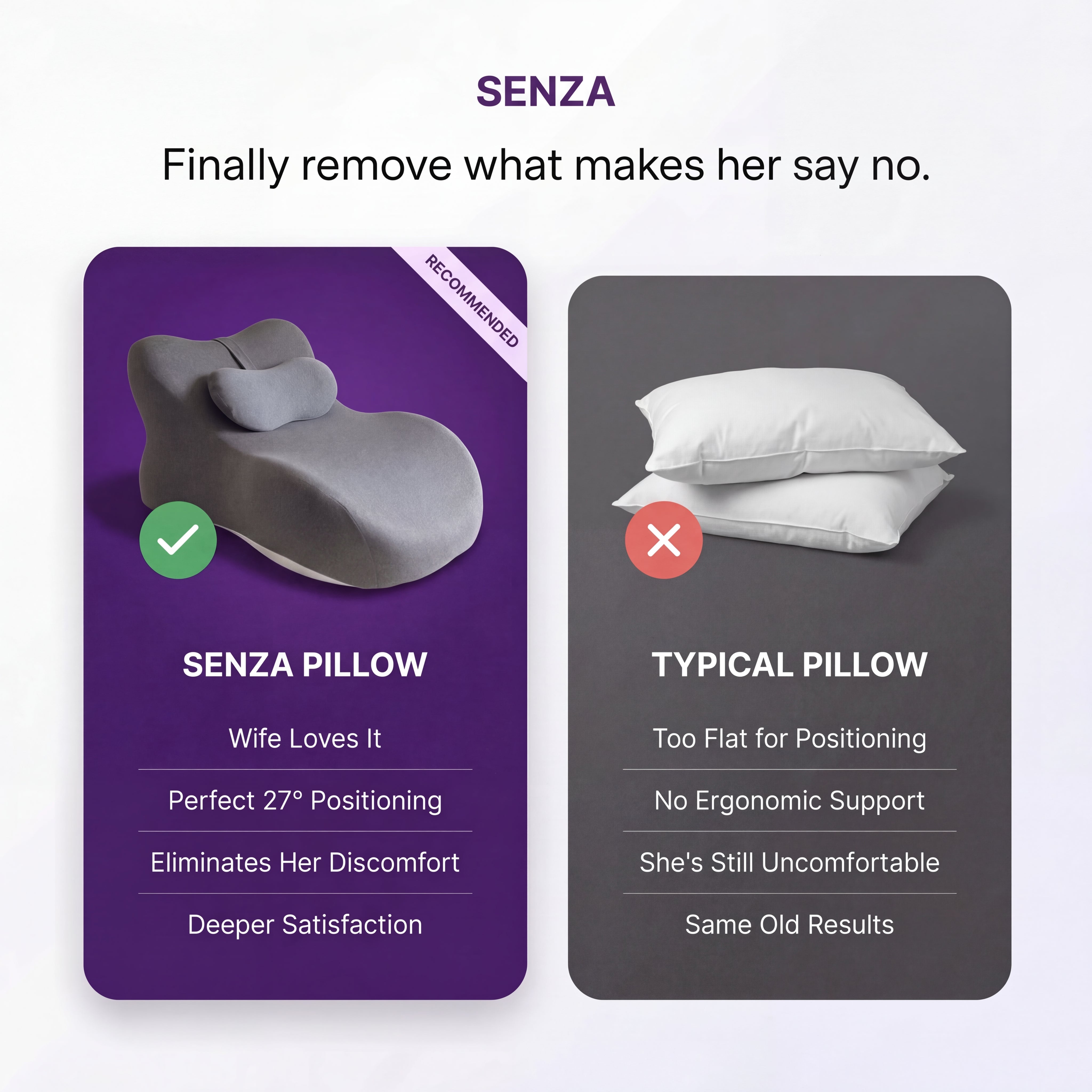Poduszka komfortowa Senza™ Intimacy
